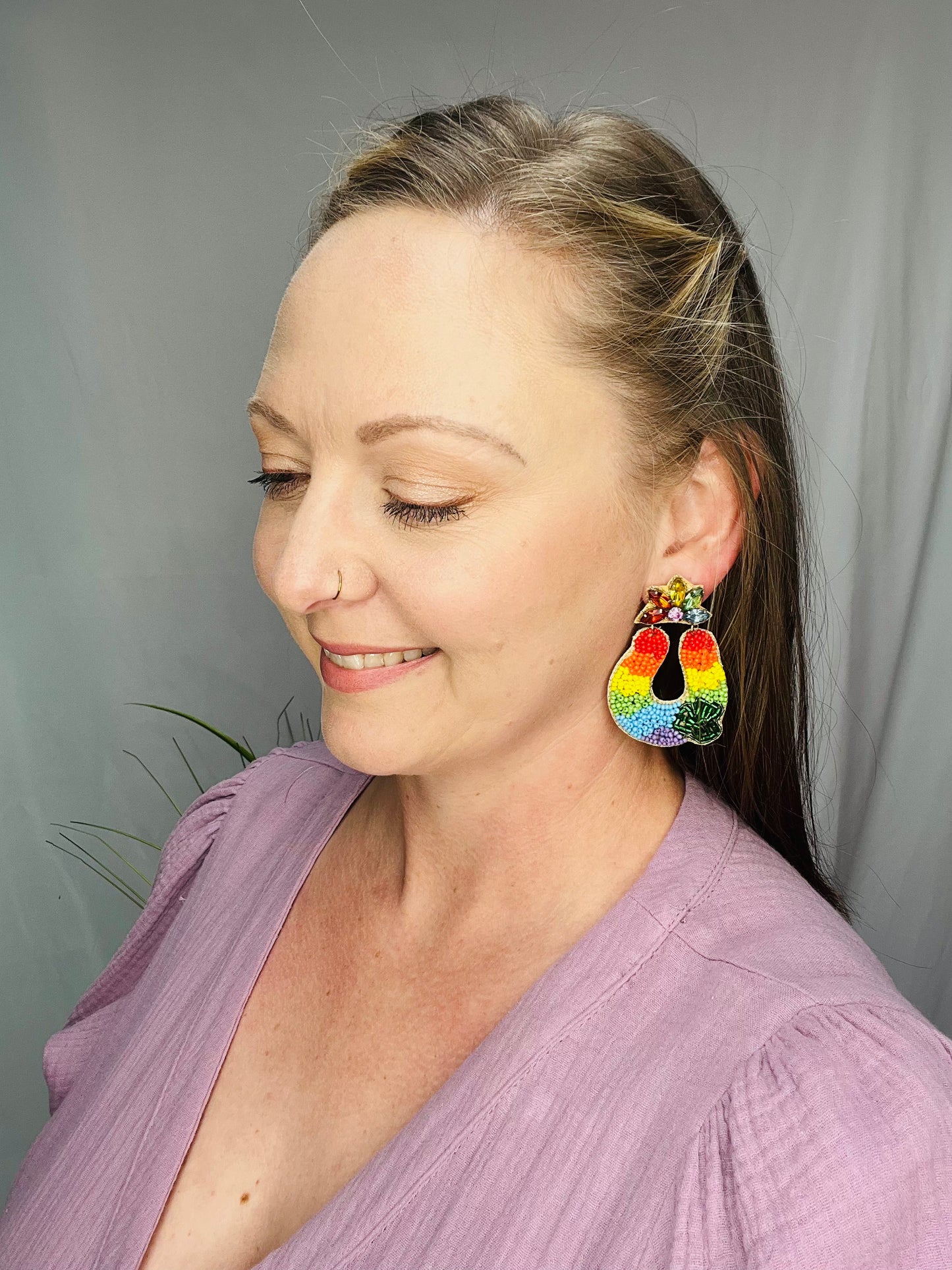 Lucky Beaded St. Patrick Earrings