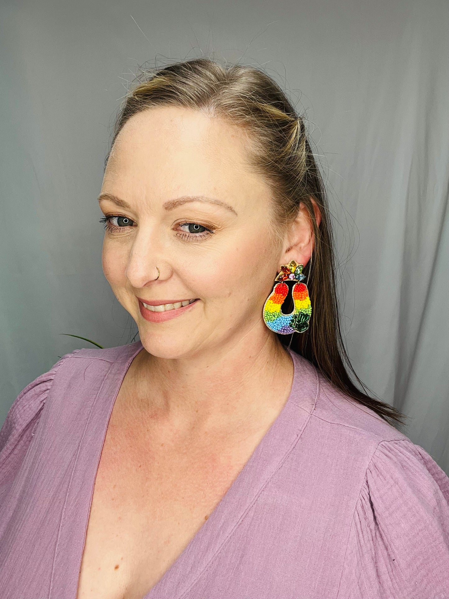 Lucky Beaded St. Patrick Earrings