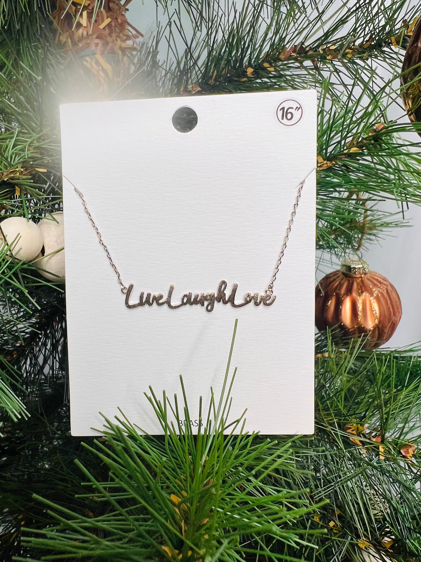 Three L's Necklace