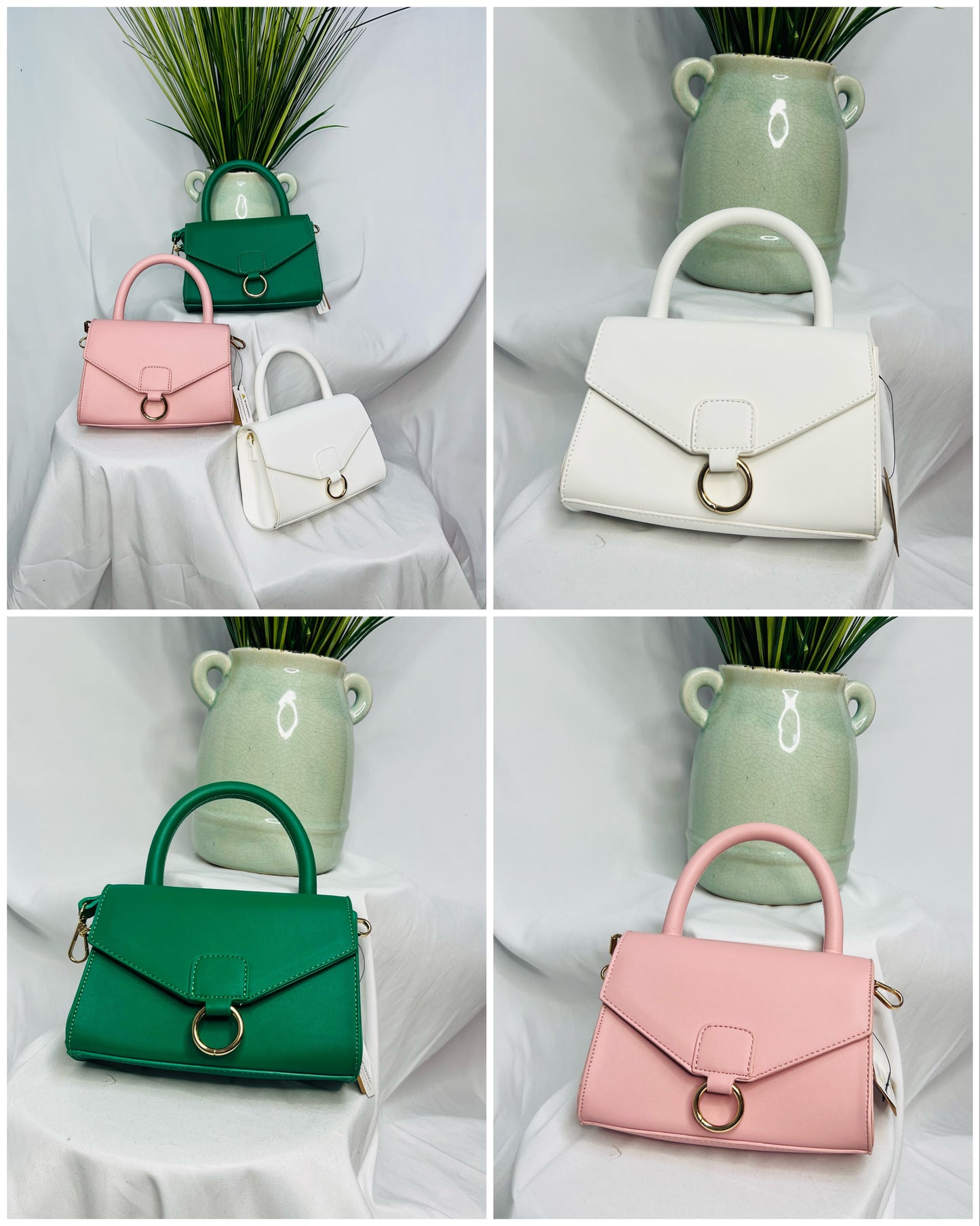 Color Pop Crossbody Purse (Vegan Leather)